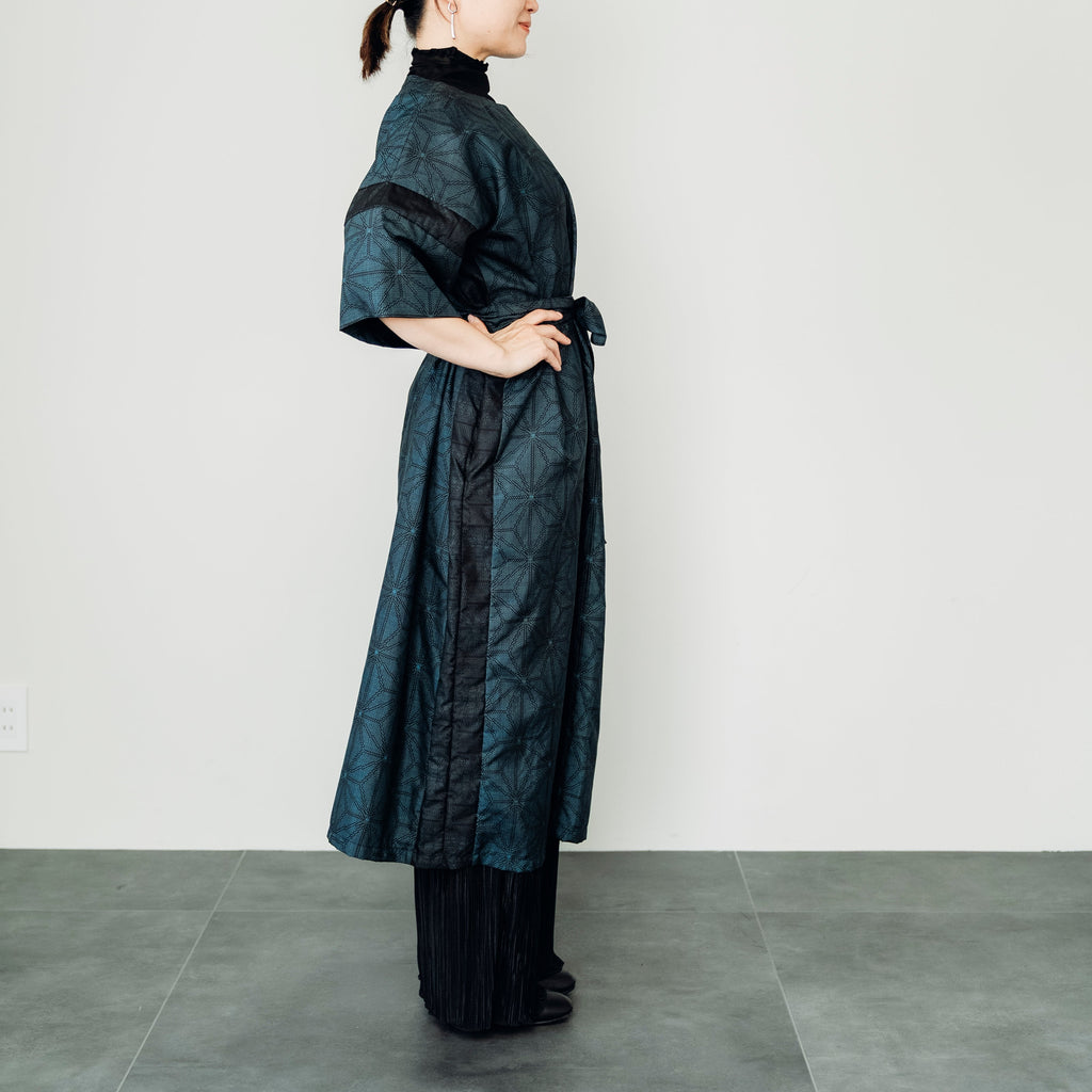 Dress made with Oshima Tsumugi K223
