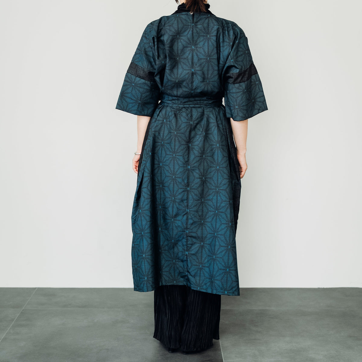 Dress made with Oshima Tsumugi K223
