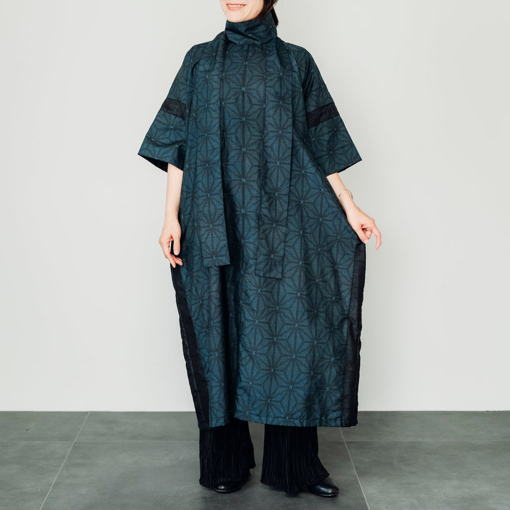 Dress made with Oshima Tsumugi K223