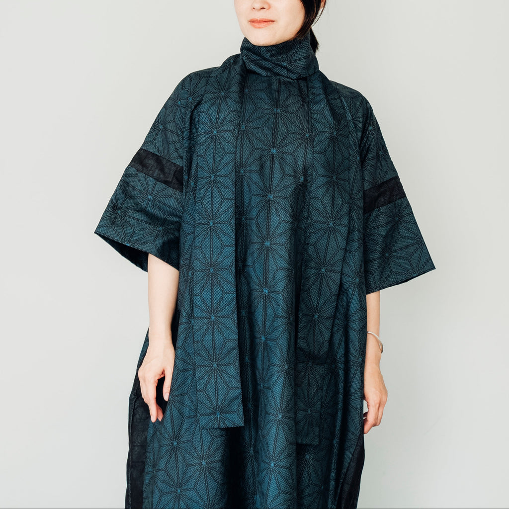 Dress made with Oshima Tsumugi K223
