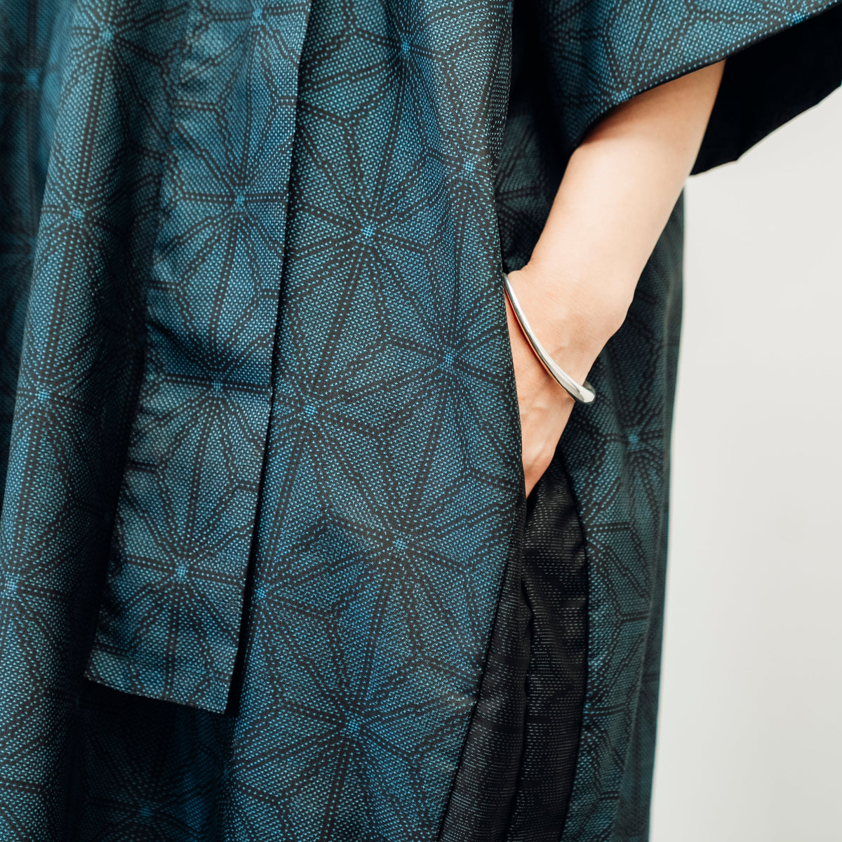Dress made with Oshima Tsumugi K223