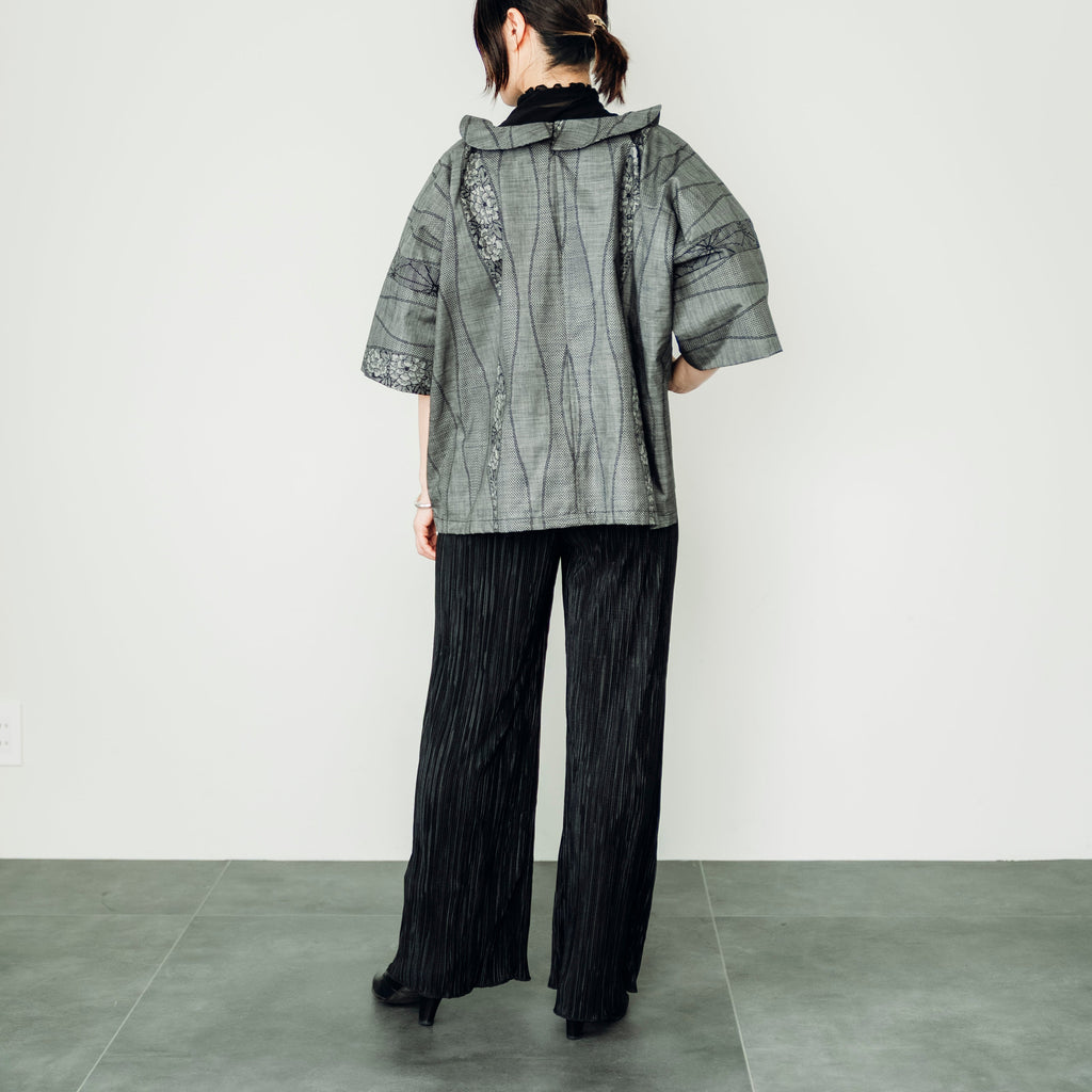 Top made with Oshima Tsumugi K140