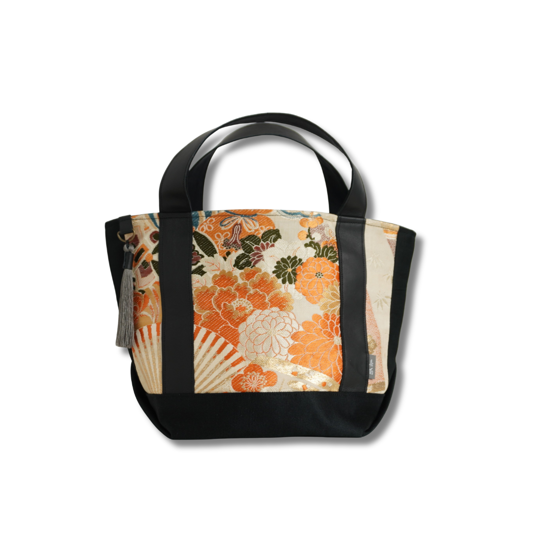 パッチワーク仕様のミニトートバッグK216