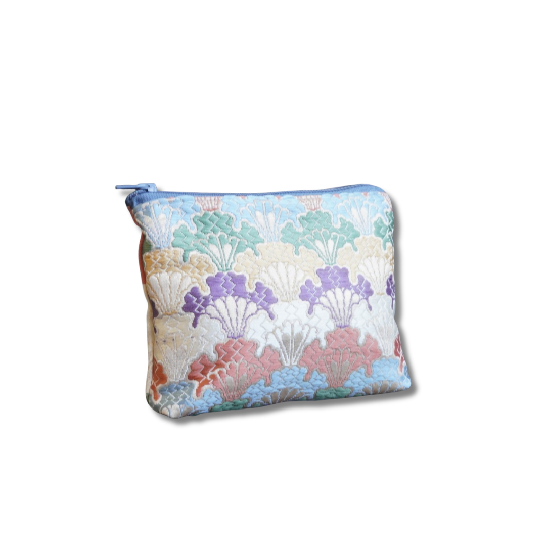 着物帯を使用したポーチ　K228