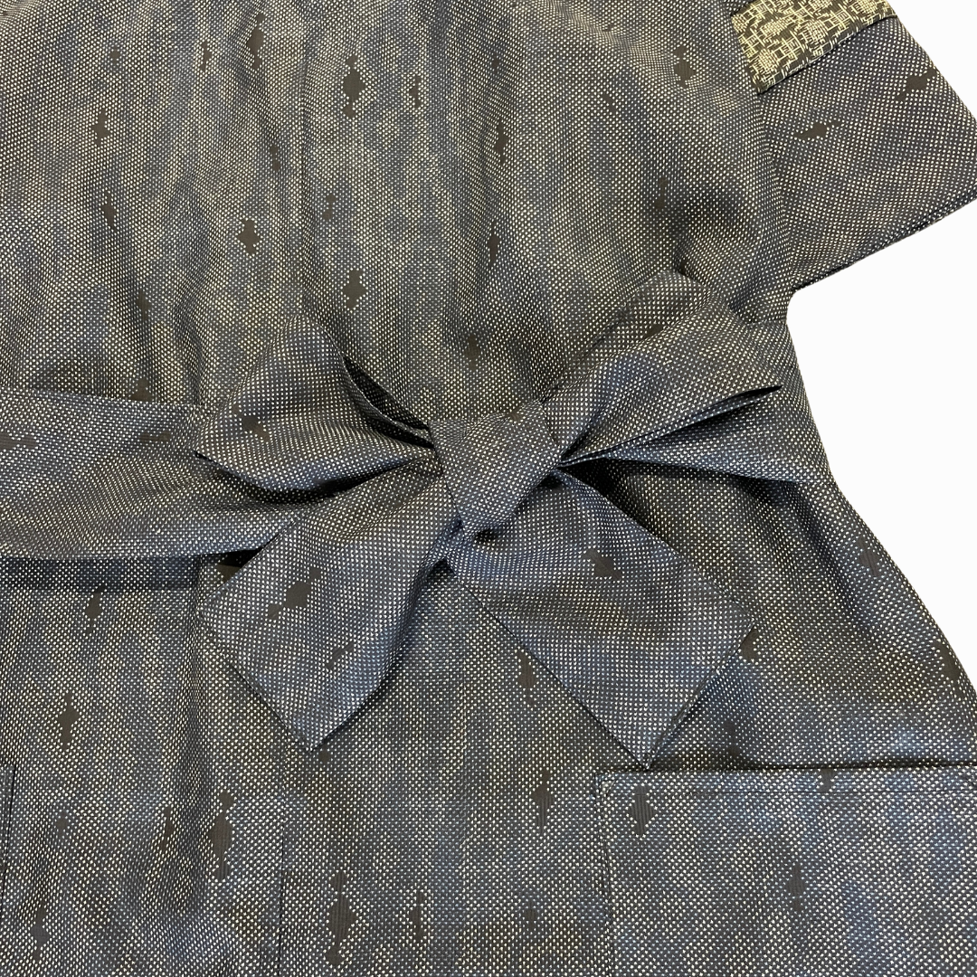 大島紬を使用したワンピース K153