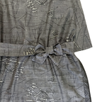 大島紬を使用したワンピース K173