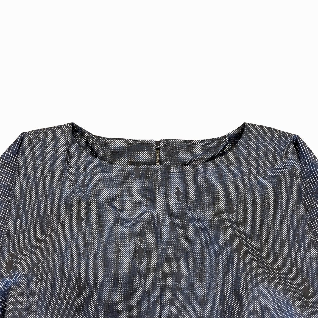 大島紬を使用したワンピース K153