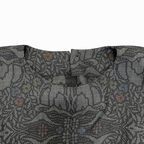 大島紬を使用した灰色のワンピース K192