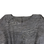 大島紬を使用したワンピース K173