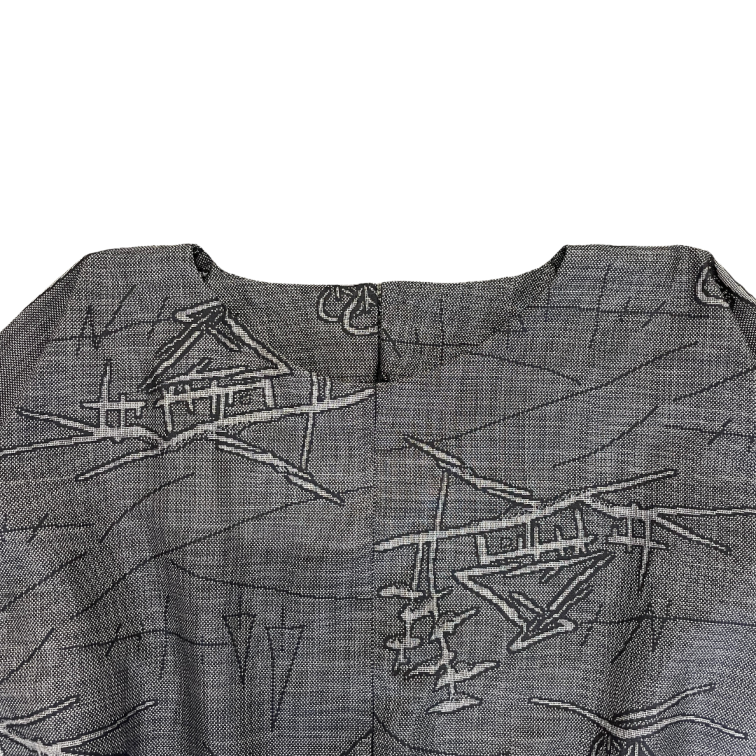 大島紬を使用したワンピース K173