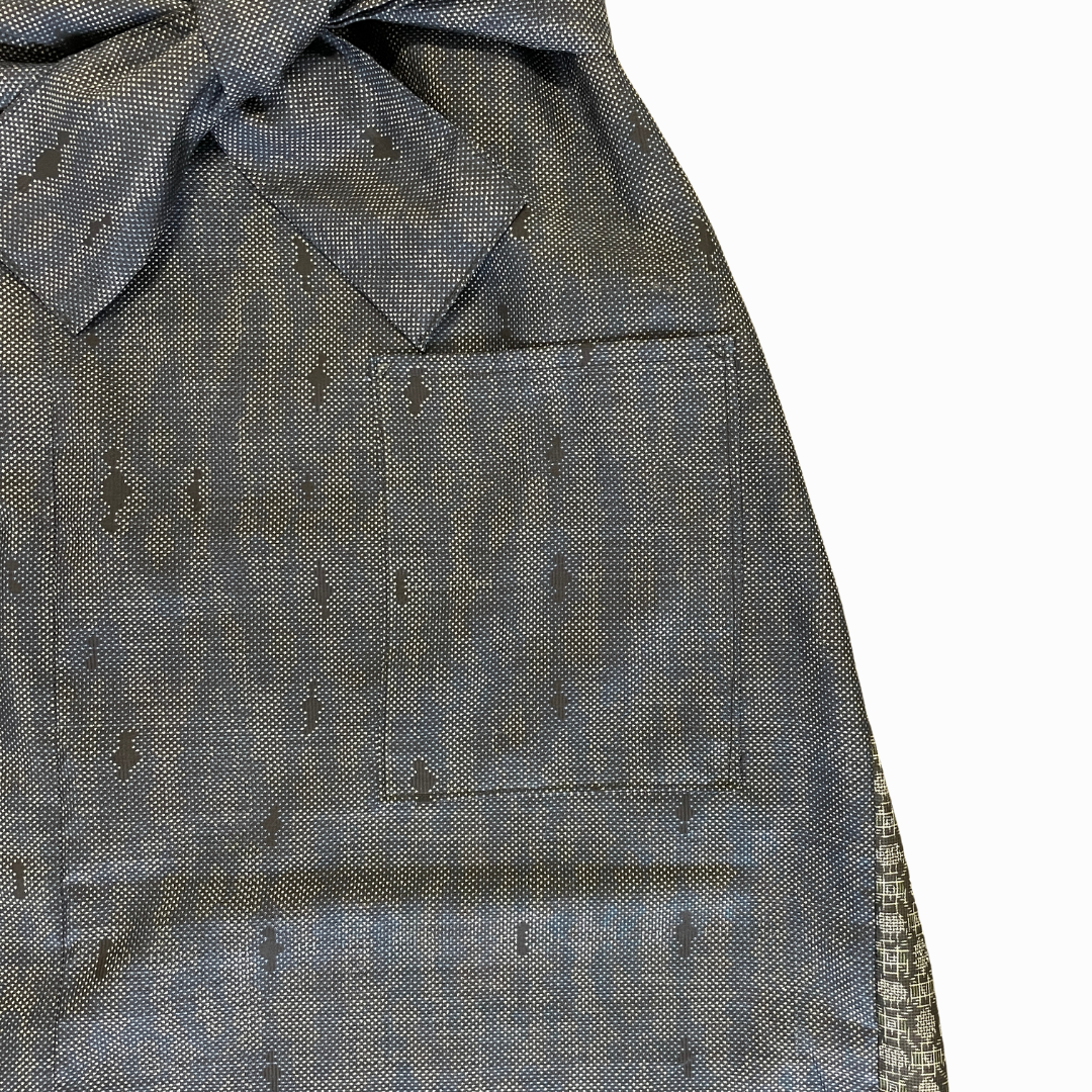 大島紬を使用したワンピース K153