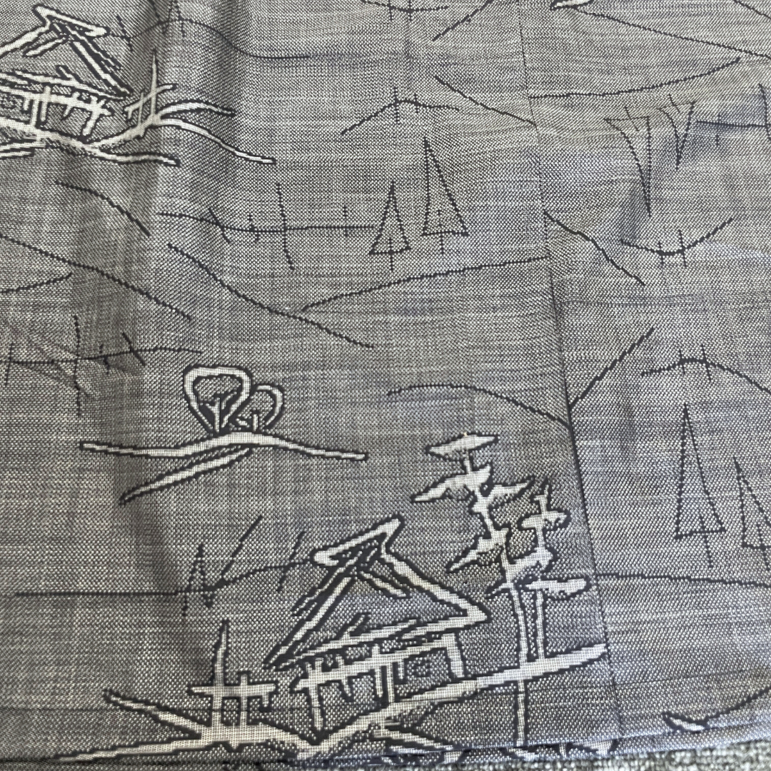 大島紬を使用したワンピース K173