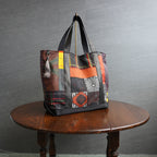 パッチワーク仕様のトートバッグ K157