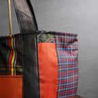 パッチワーク仕様のトートバッグ K157