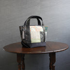 パッチワーク仕様のミニトートバッグ K158