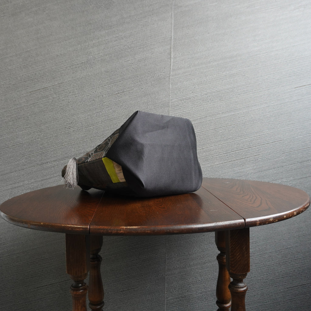 パッチワーク仕様のミニトートバッグ K158