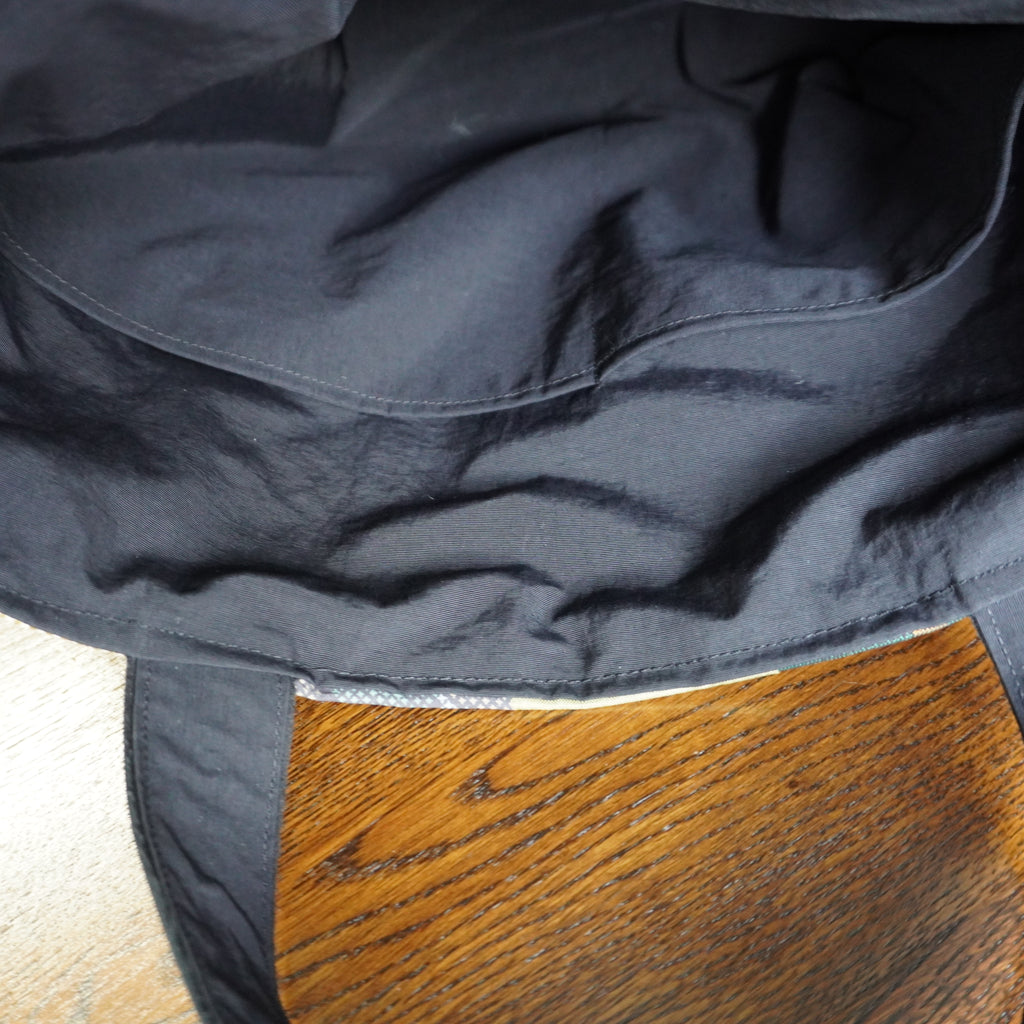 パッチワーク仕様のミニトートバッグ K158