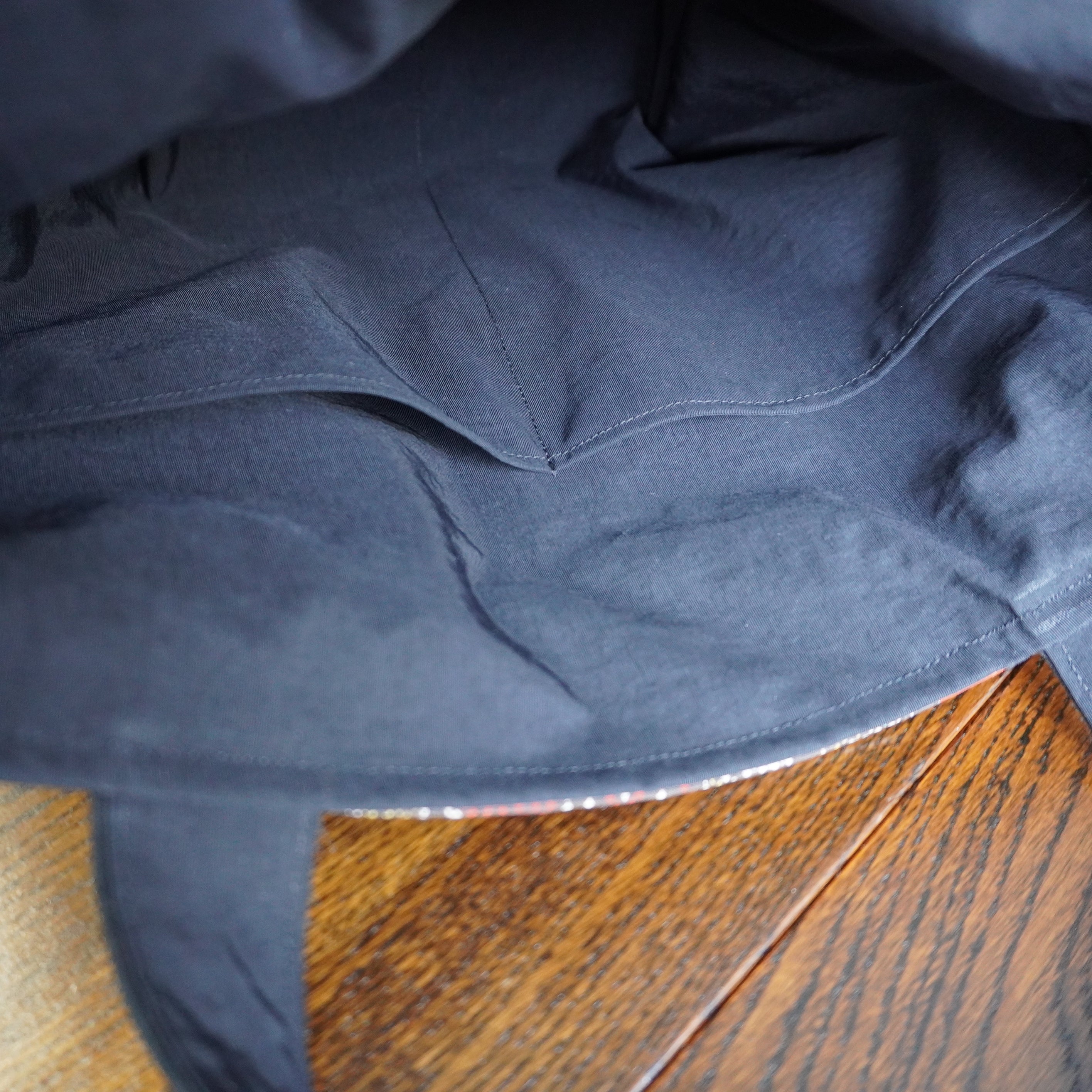 パッチワーク仕様のミニトートバッグ K159