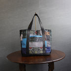 パッチワーク仕様のトートバッグ K163