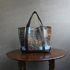 パッチワーク仕様のトートバッグ K163