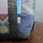 パッチワーク仕様のトートバッグ K163