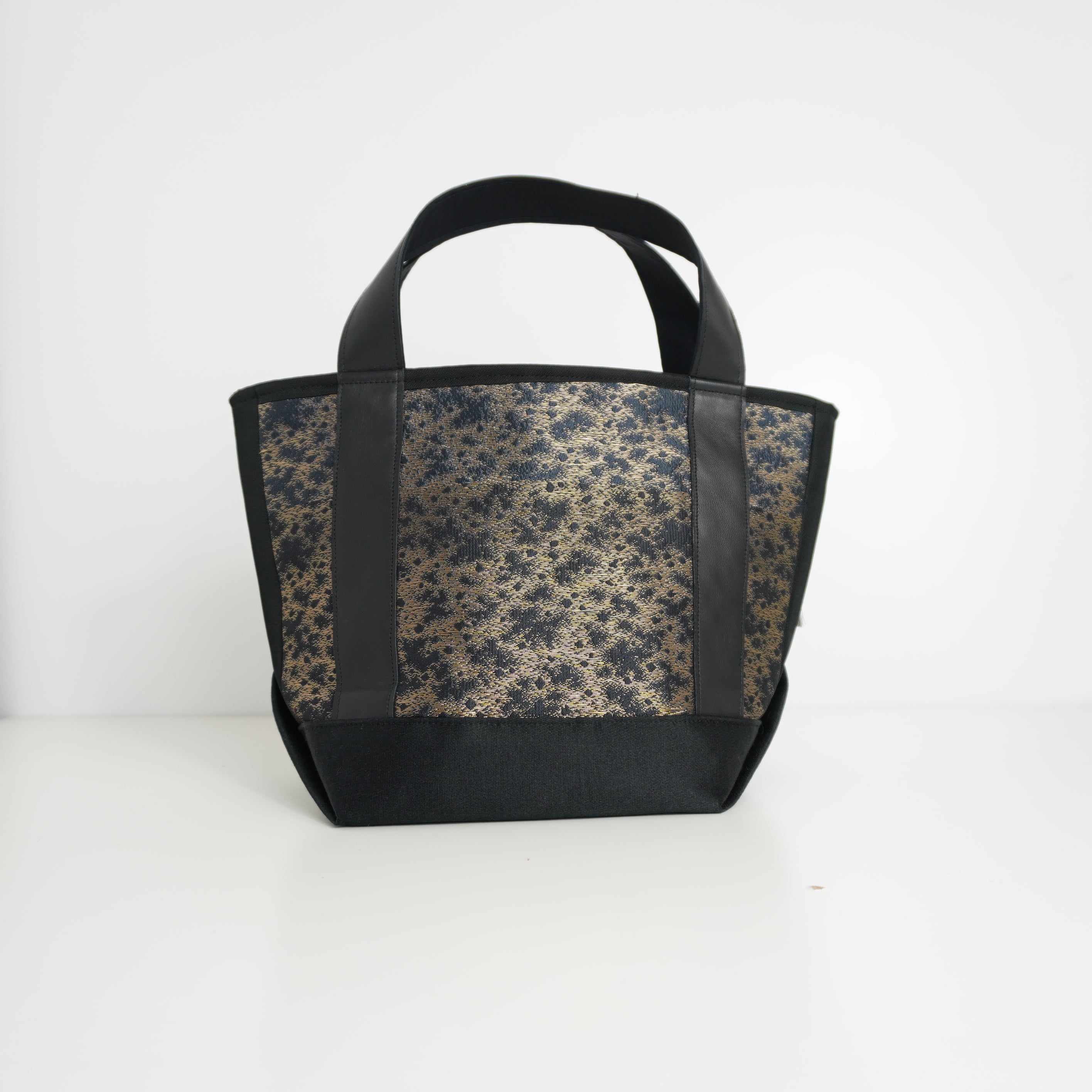 着物帯を使用したミニトートバッグ　K217