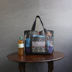 パッチワーク仕様のトートバッグ K163