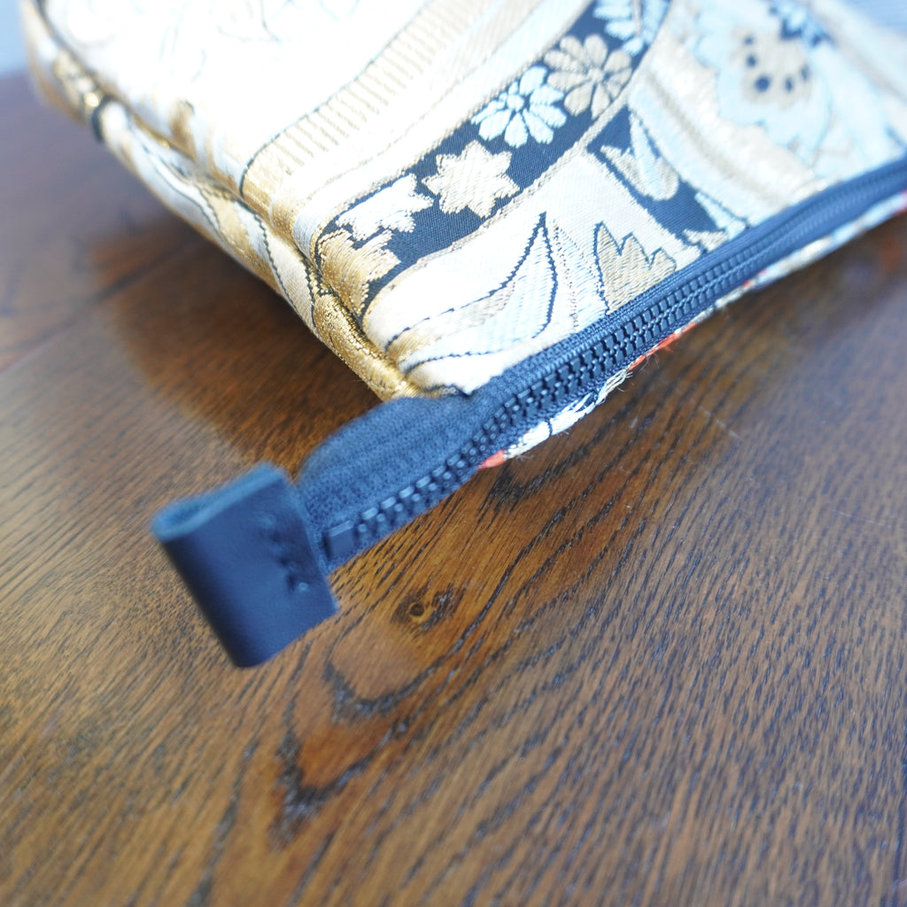 着物帯を使用したポーチ　K227