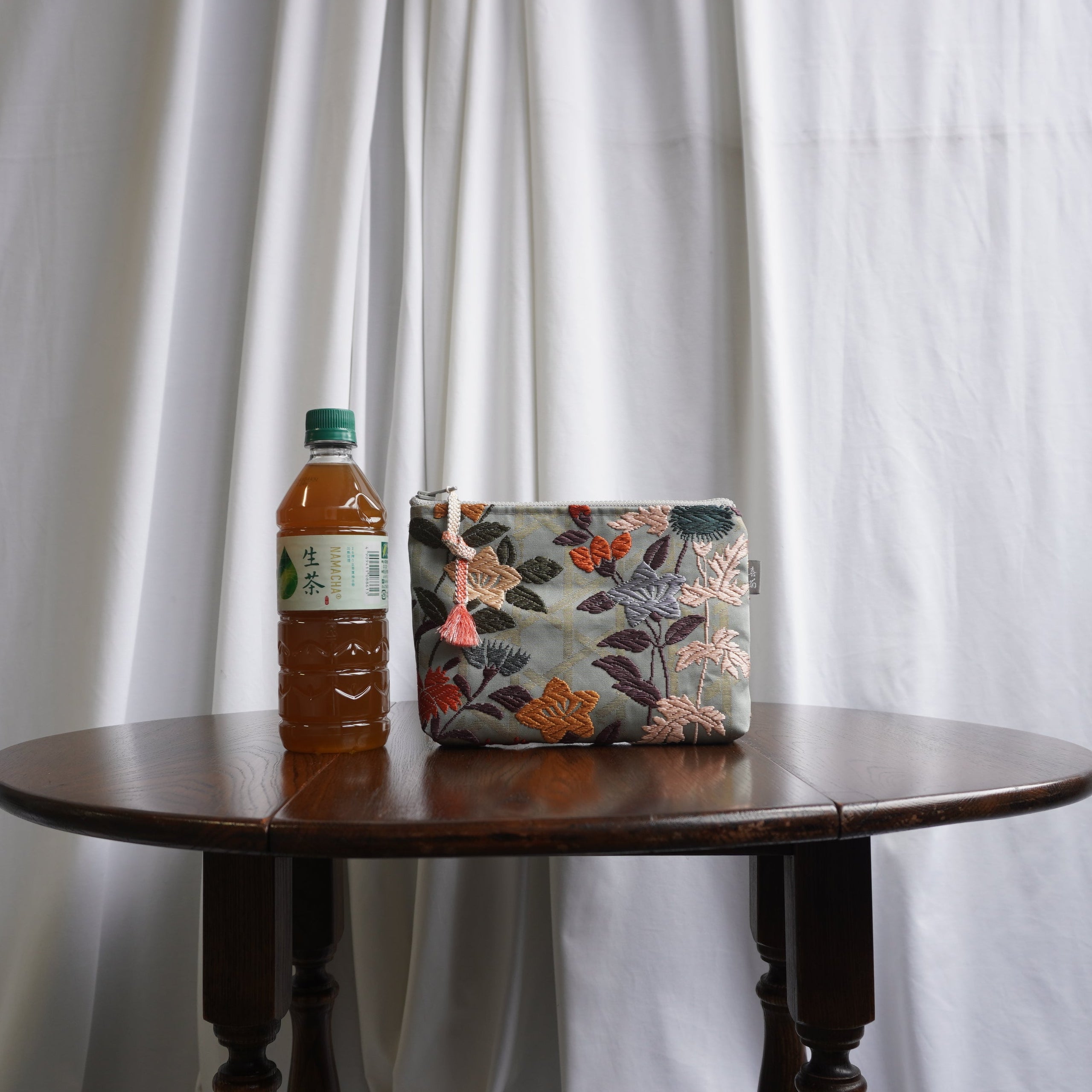 着物帯を使用したポーチ　K243