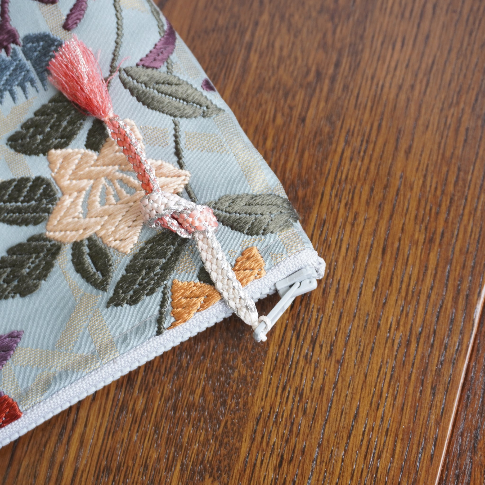 着物帯を使用したポーチ　K243