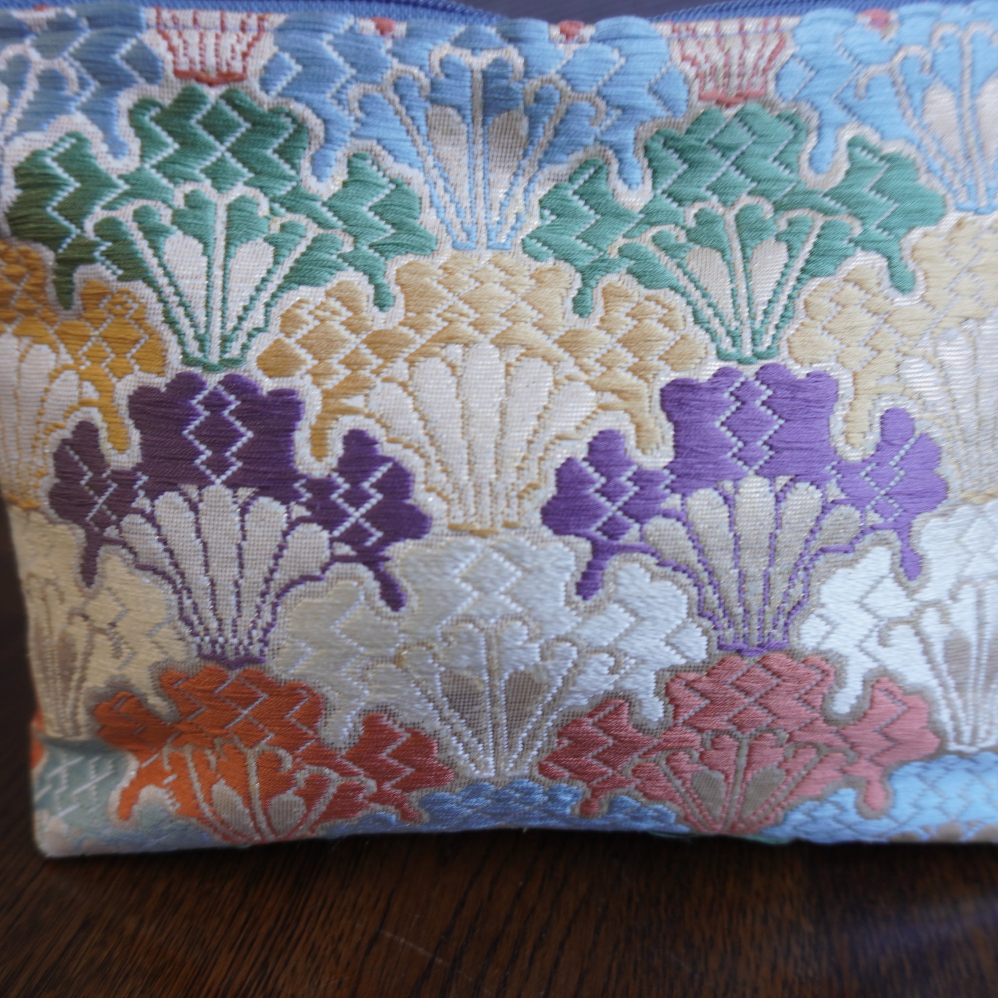 着物帯を使用したポーチ　K228