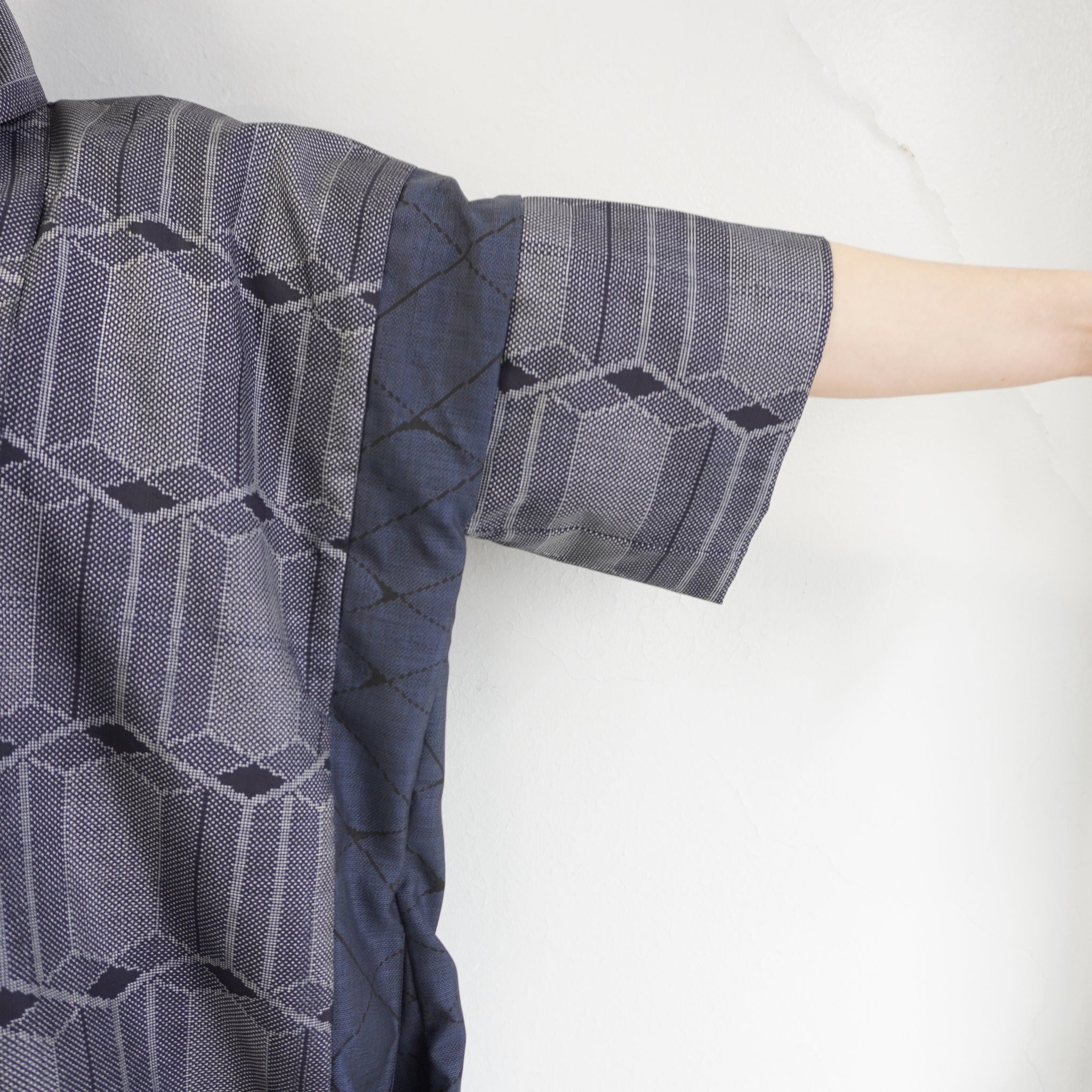 大島紬を使用したワンピース K225