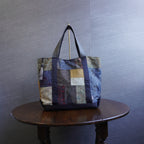 パッチワーク仕様のトートバッグ K179