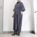 大島紬を使用したワンピース K226