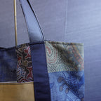 パッチワーク仕様のトートバッグ K179