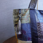 パッチワーク仕様のトートバッグ K179