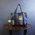 パッチワーク仕様のトートバッグ K179