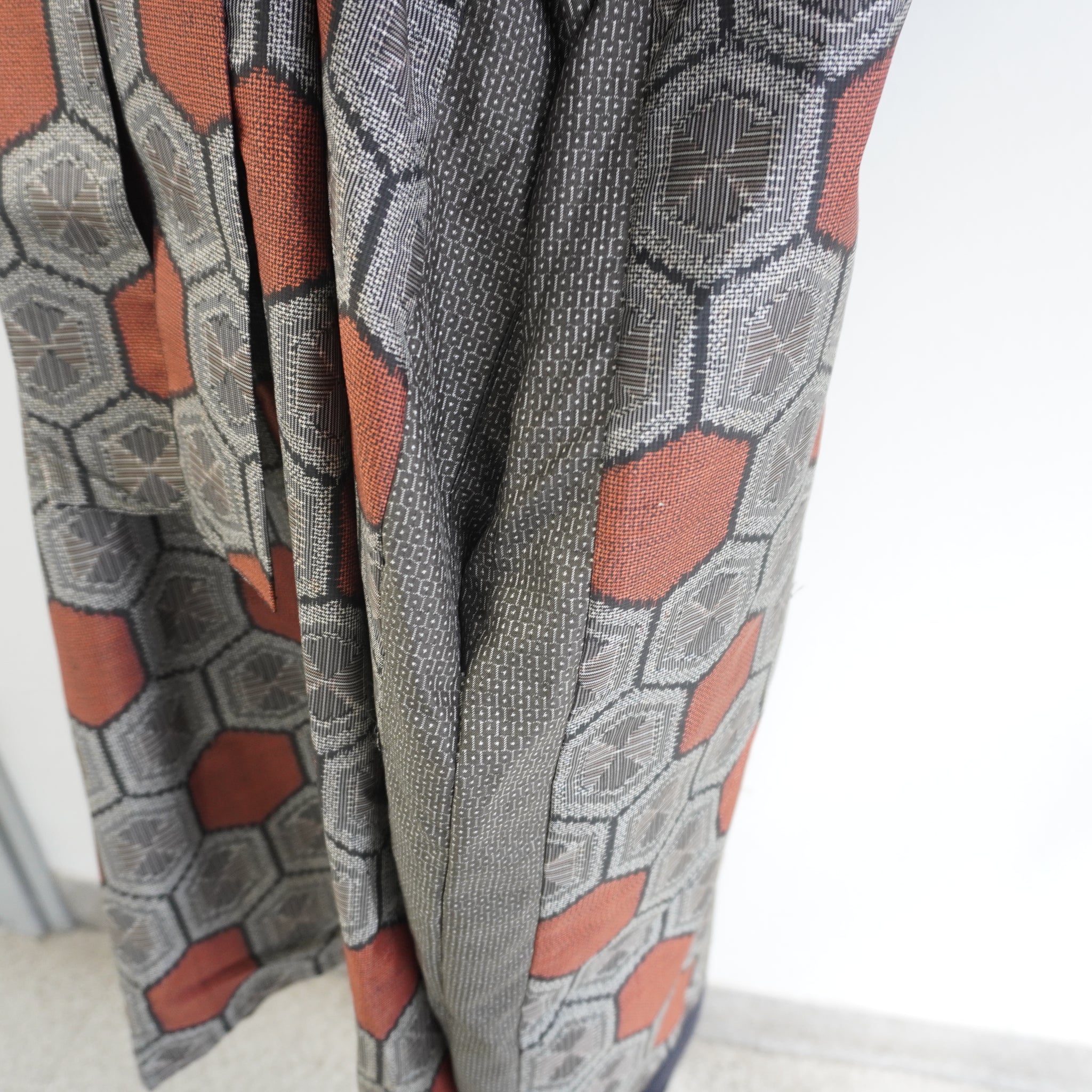 大島紬を使用したワンピース K218