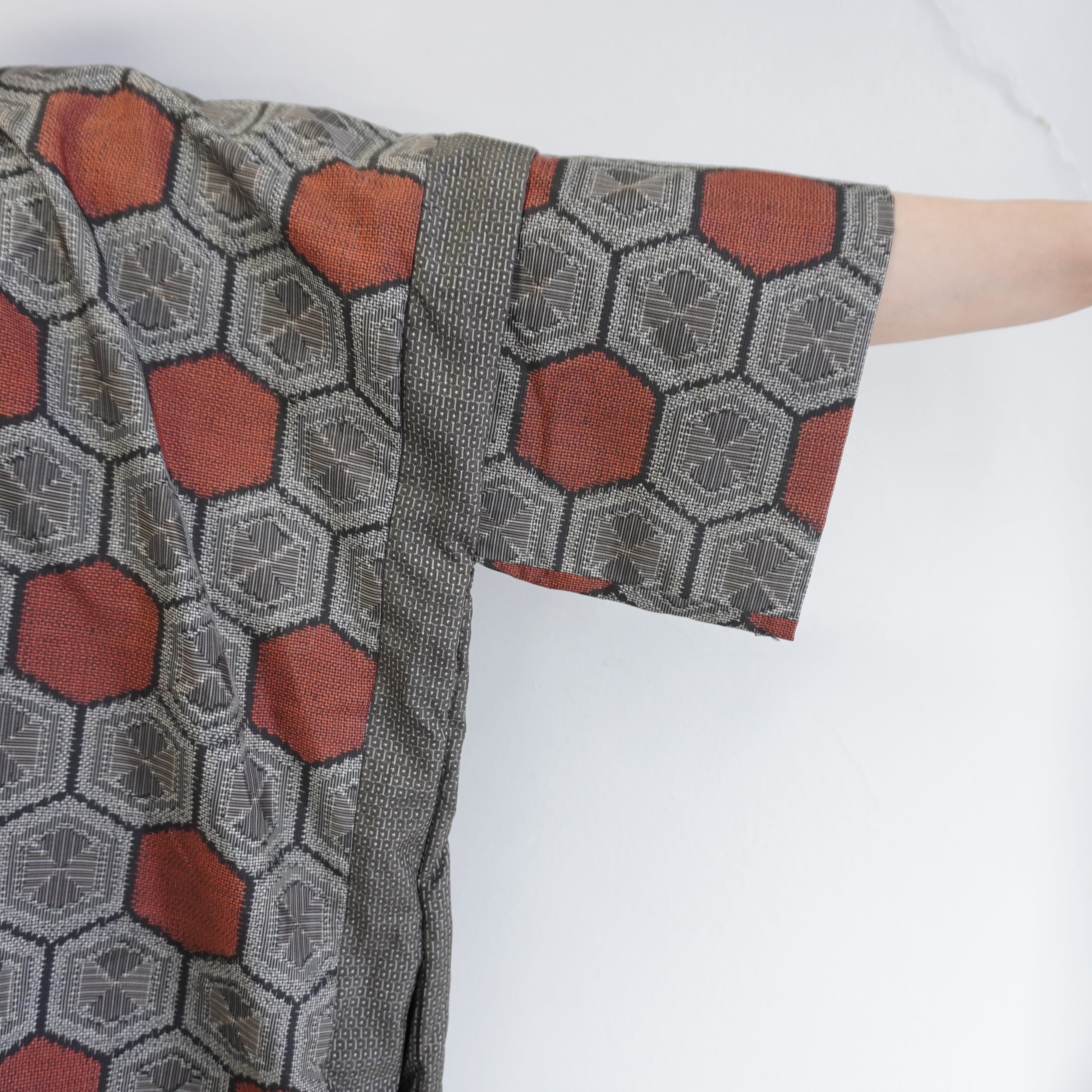 大島紬を使用したワンピース K218