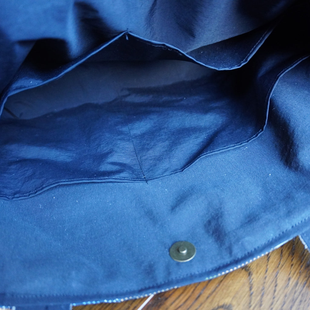 パッチワーク仕様のトートバッグ K179