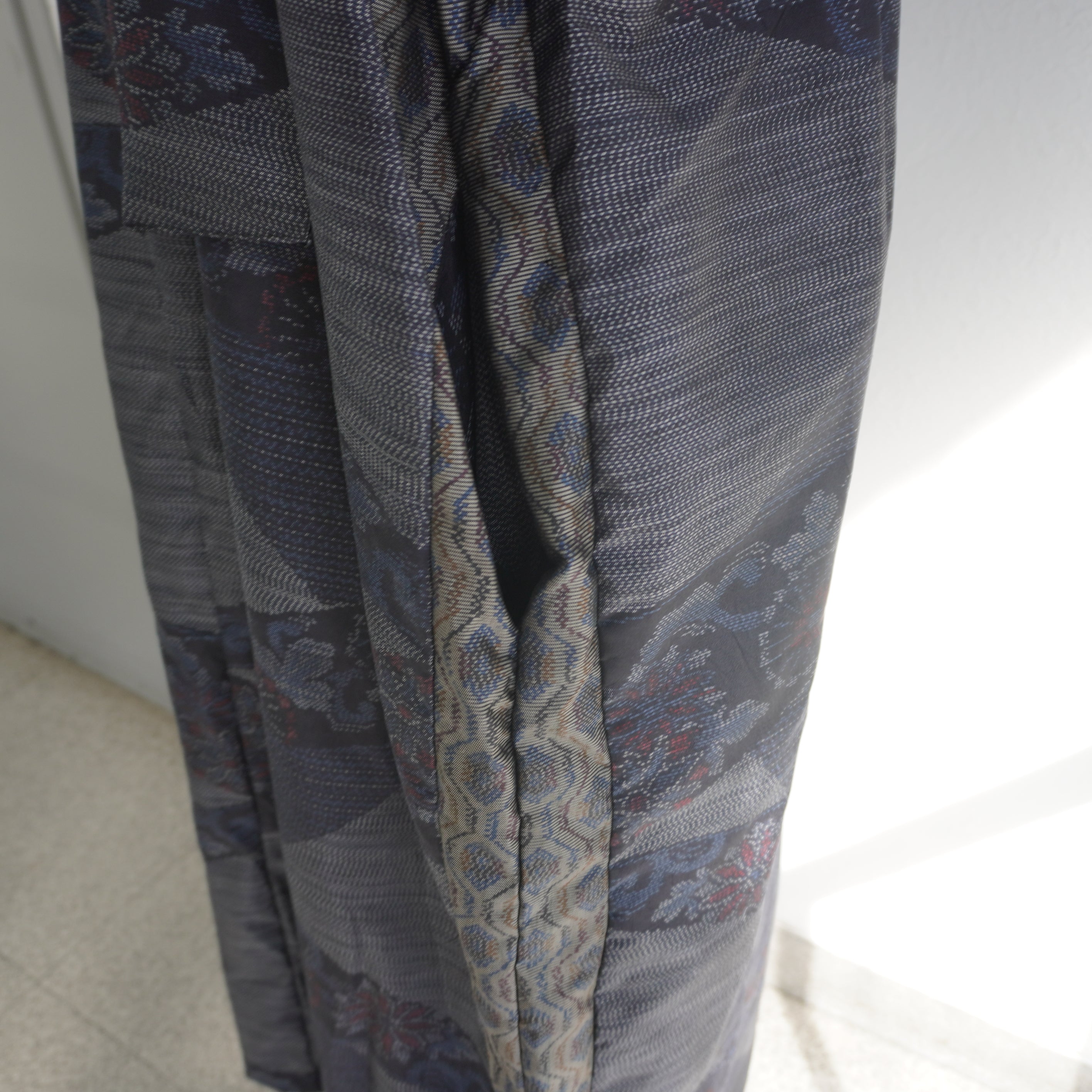 大島紬を使用したワンピース K220