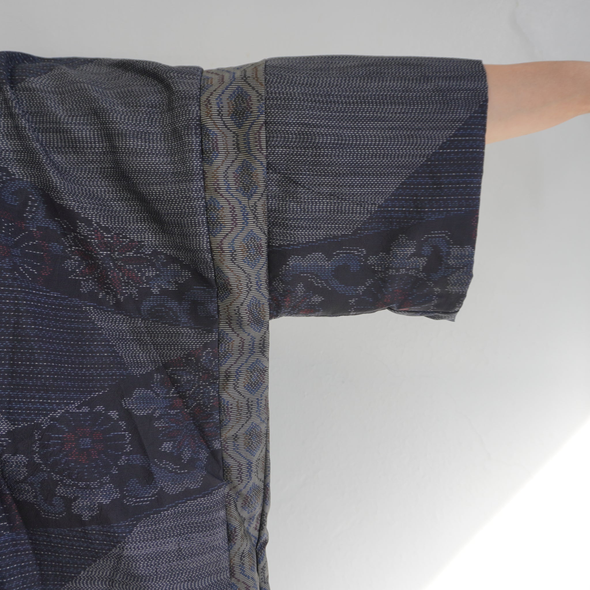 大島紬を使用したワンピース K220