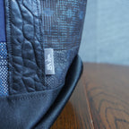 上質な着物リメイク　アップサイクルバッグ　レザーバッグ　K180