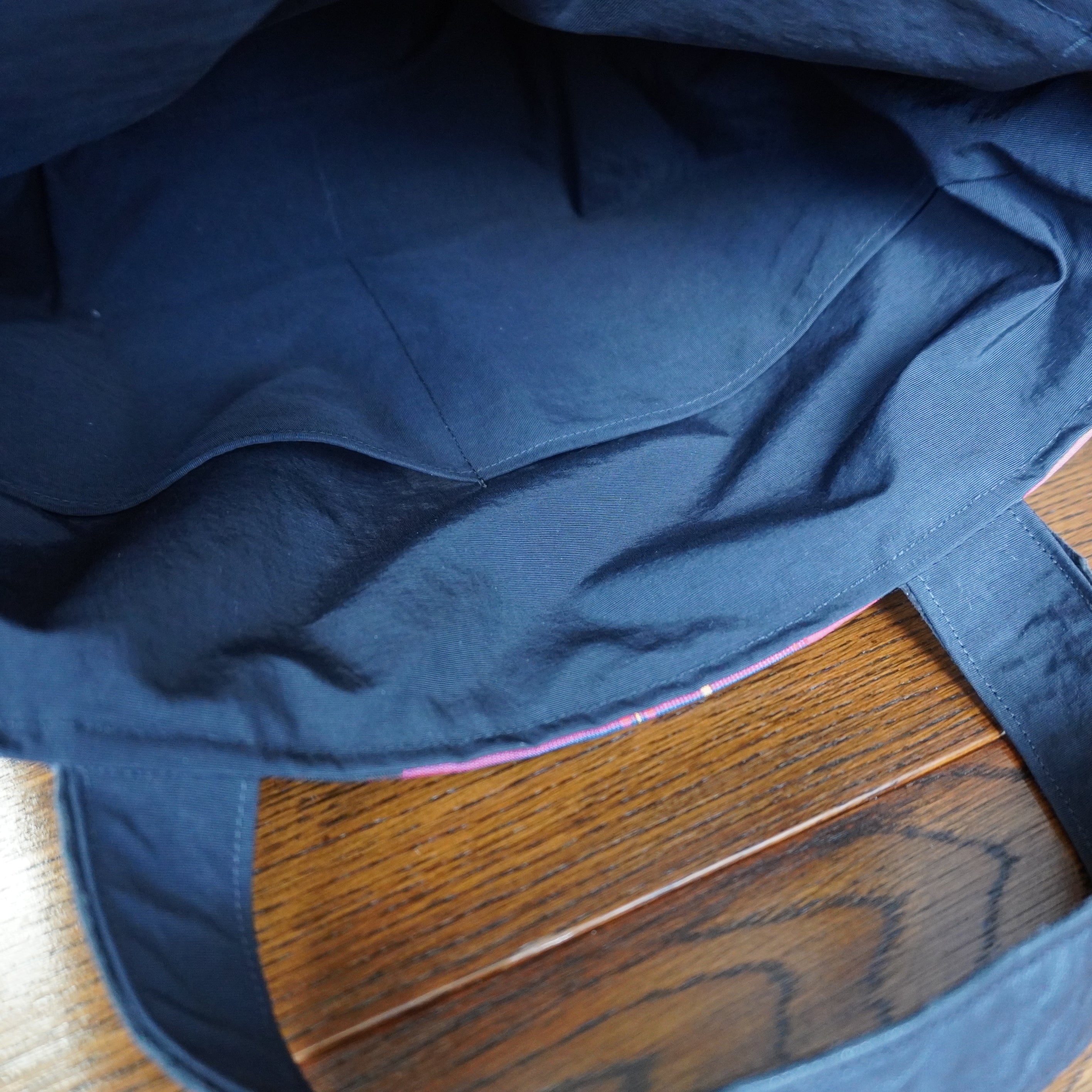 パッチワーク仕様のミニトートバッグ K181