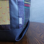 パッチワーク仕様のミニトートバッグ K154