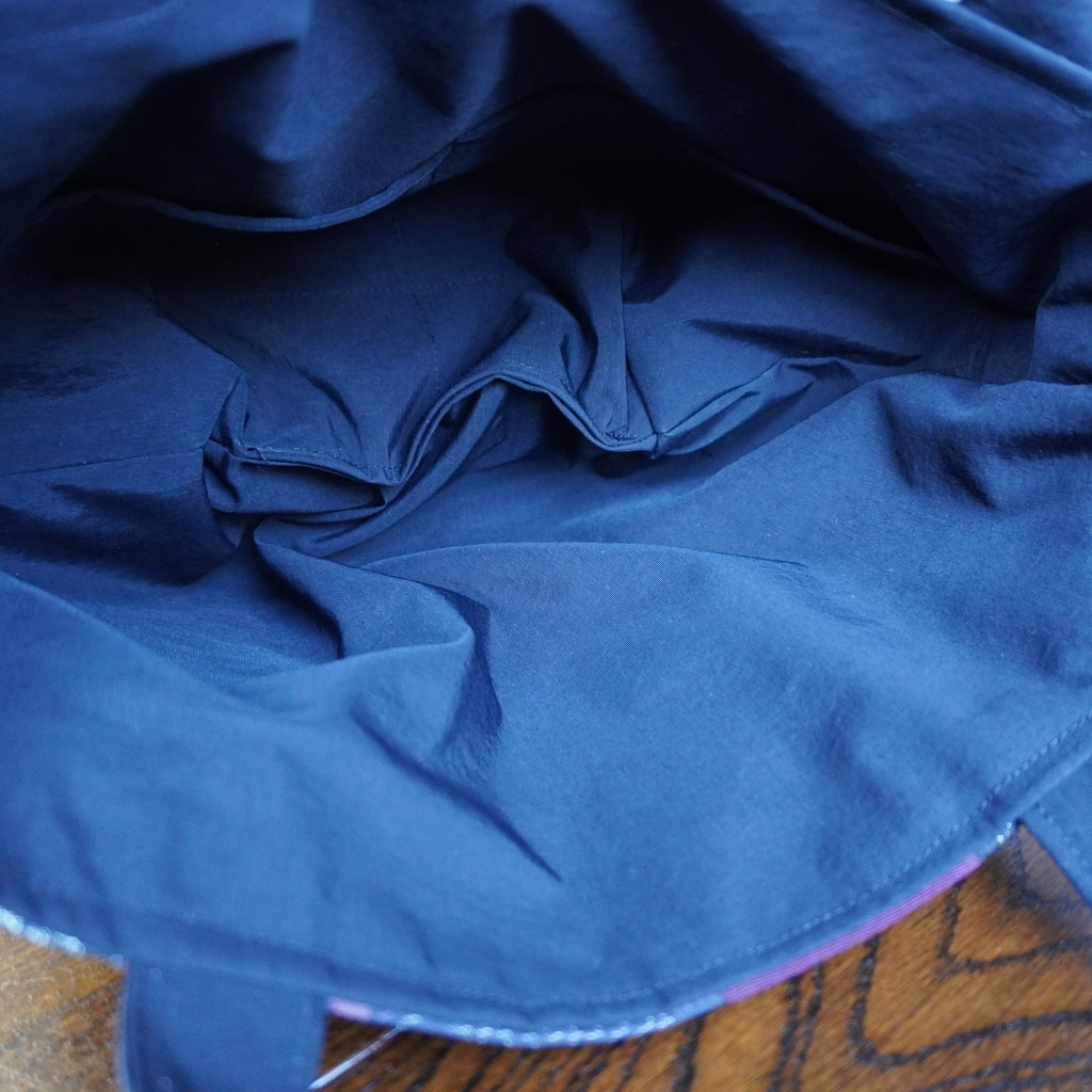 パッチワーク仕様のミニトートバッグ K154