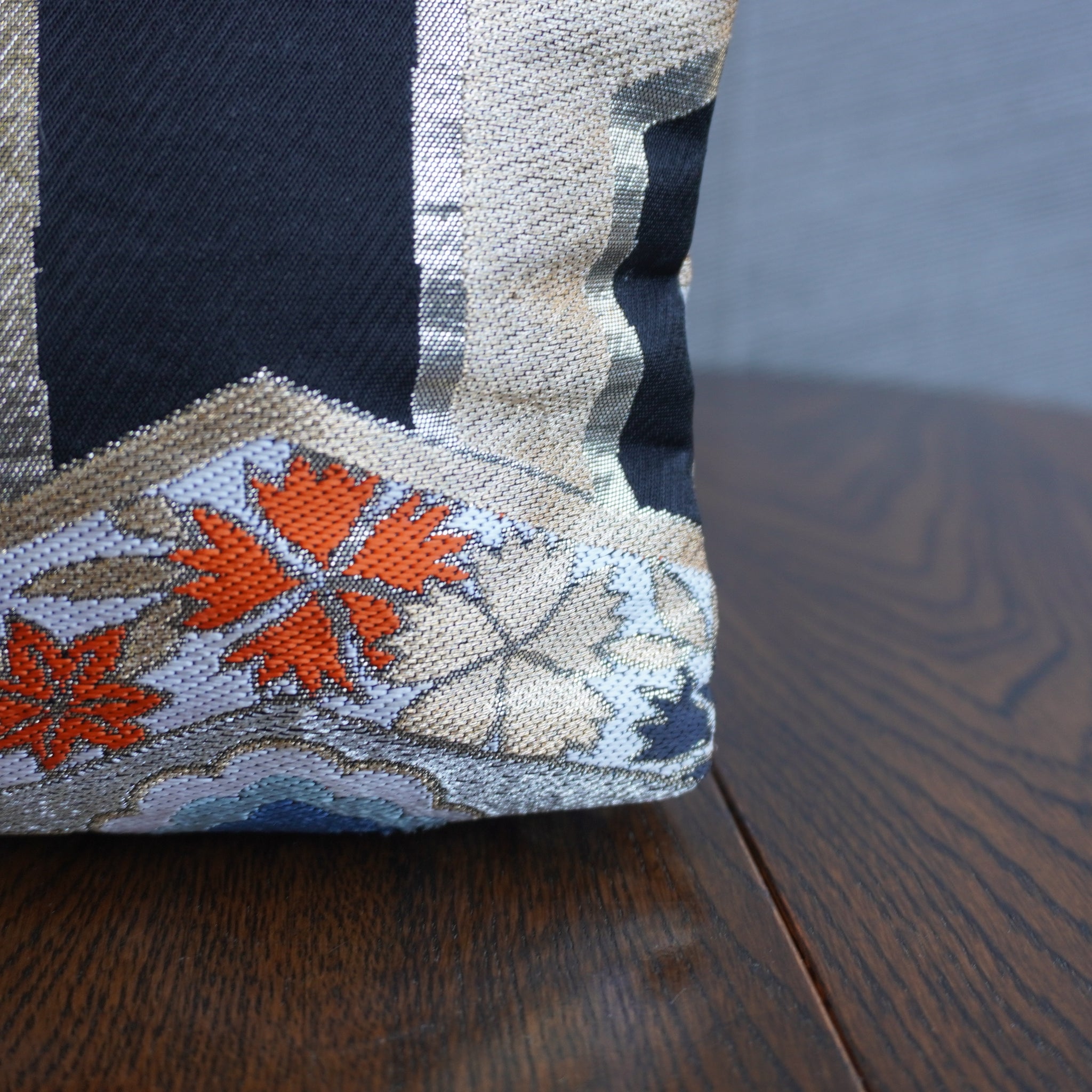 着物帯を使用したポーチ　R254