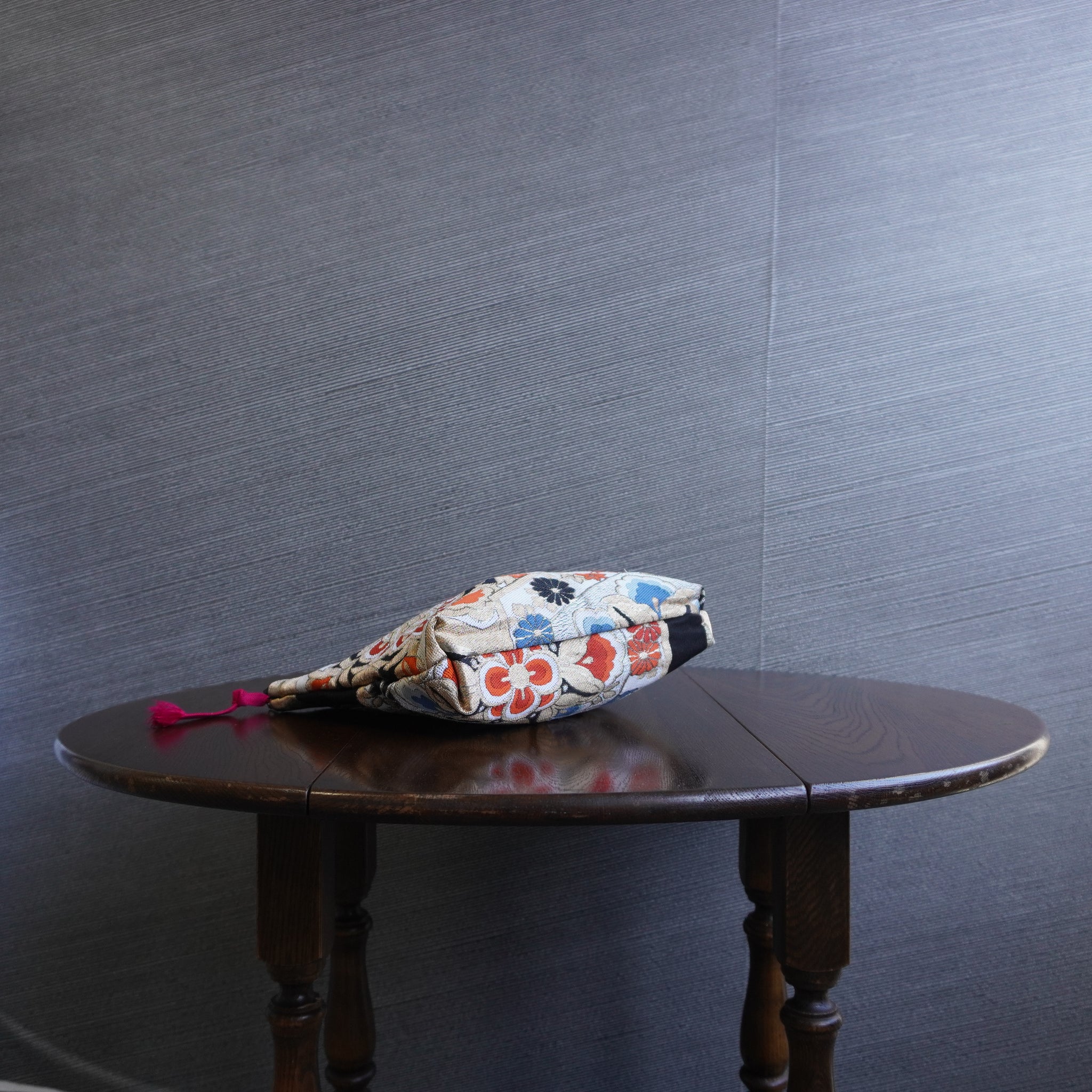 着物帯を使用したポーチ　R254