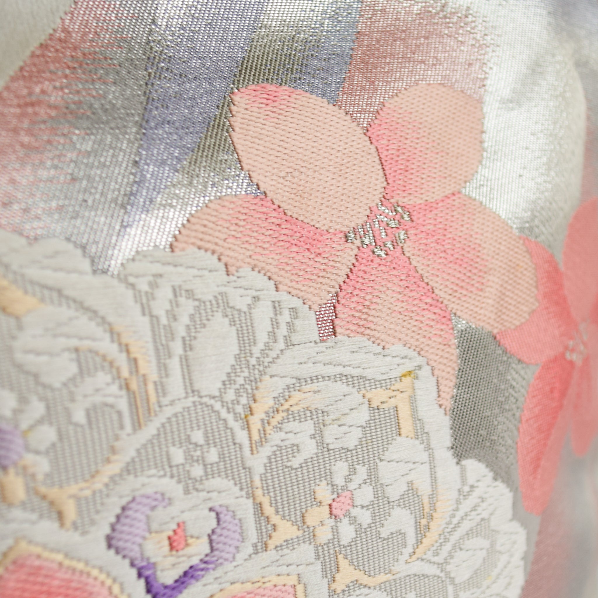 Pouch using kimono obi K228