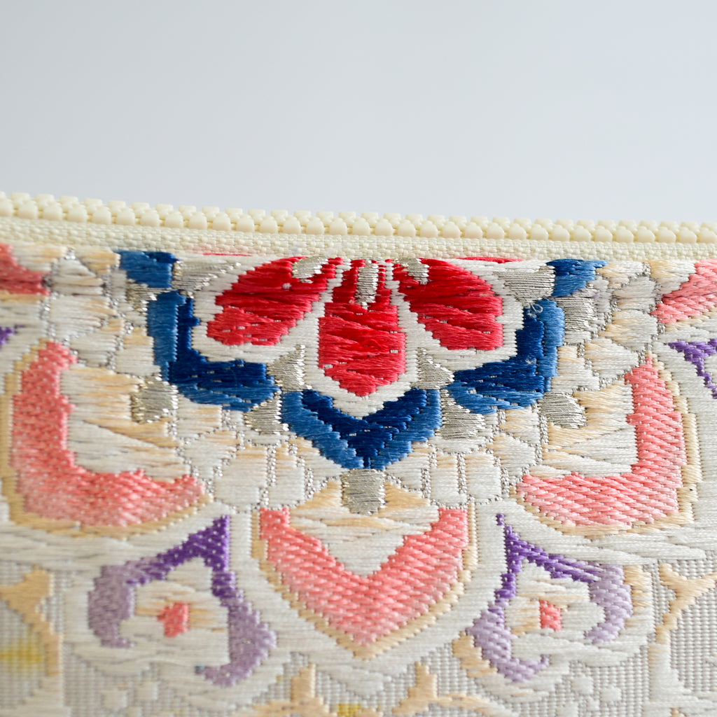 Pouch using kimono obi K228